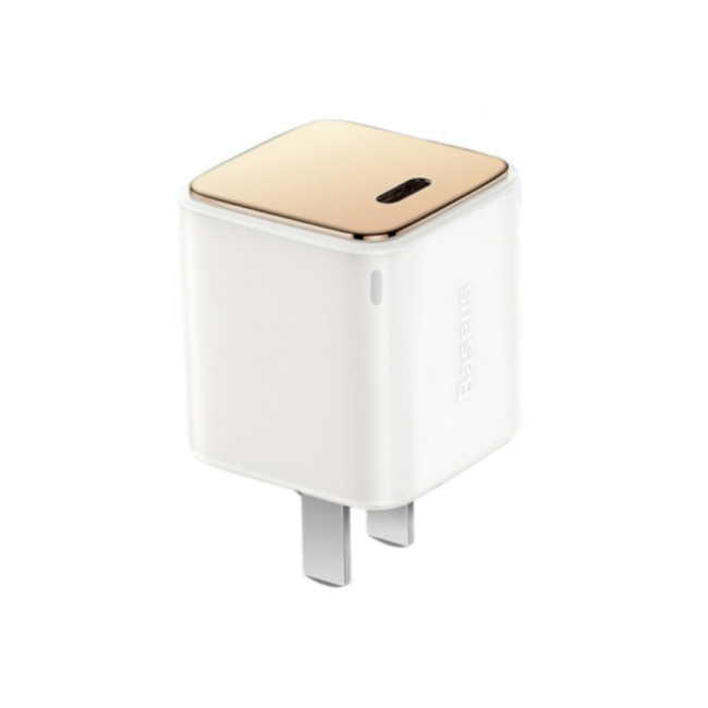 Baseus GaN3 Fast Charger 1C 20W CN 2 Pin White