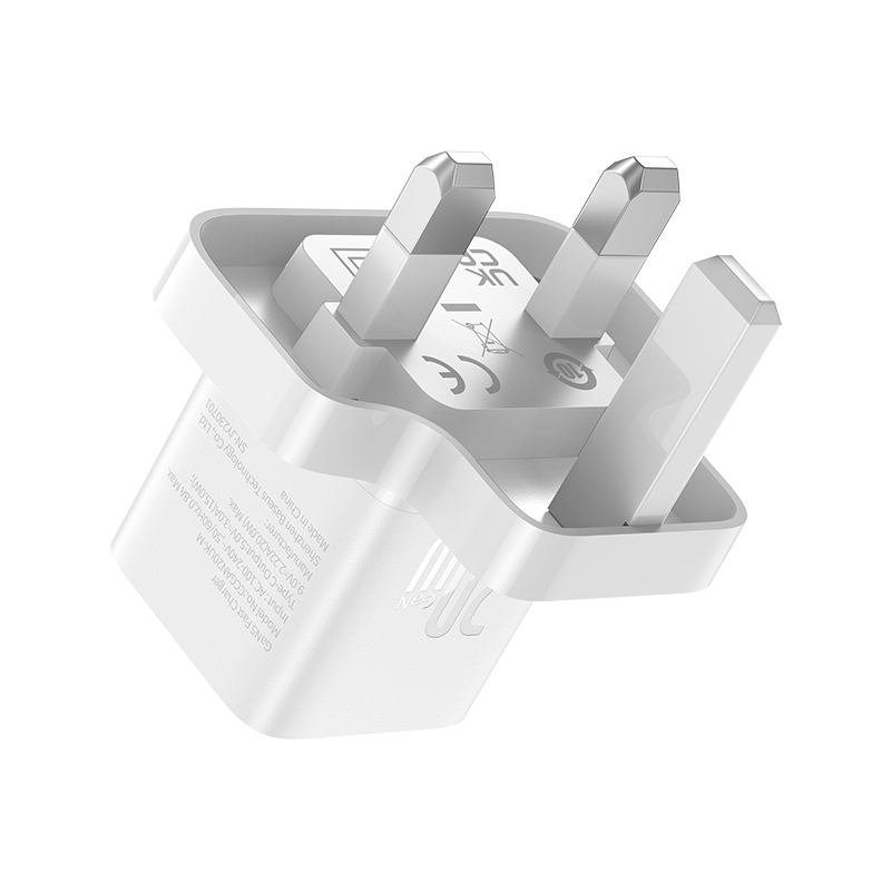 Baseus GaN5 Fast Charger Mini 1C 20W UK Moon White