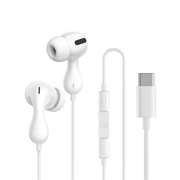 Baseus Encok CZ20 Wired Earphones Moon White