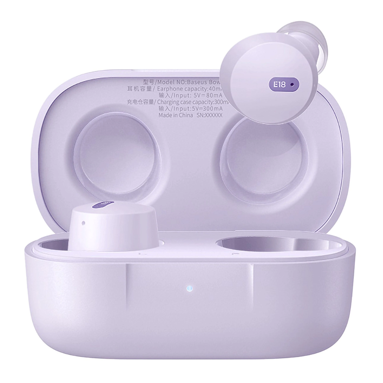 Baseus Bowie E18 True Wireless Earphones Star Purple