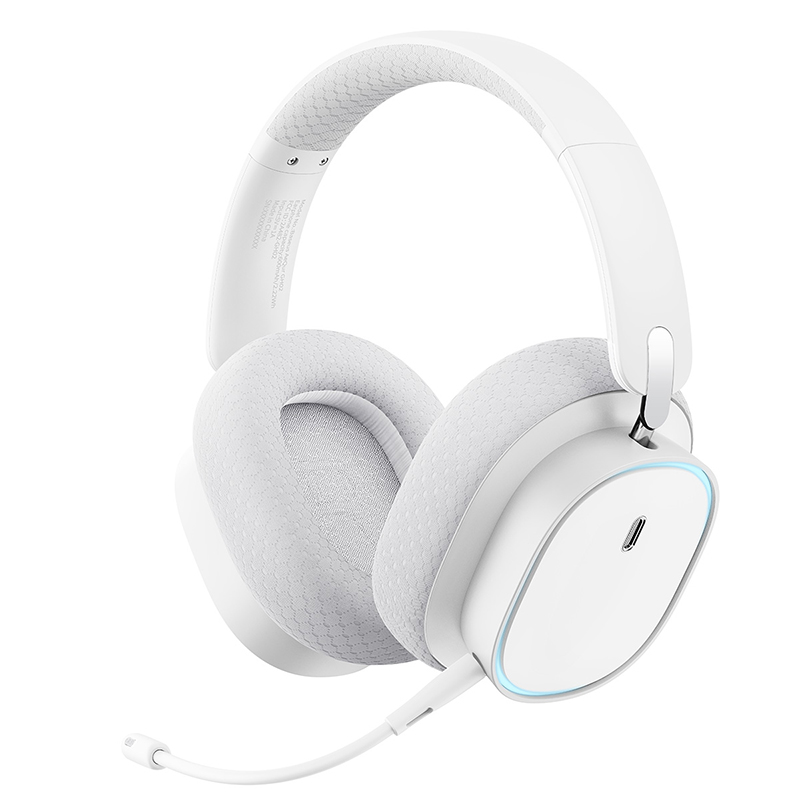 Baseus AeQur GH02 Gaming Wireless Headphones Moon White