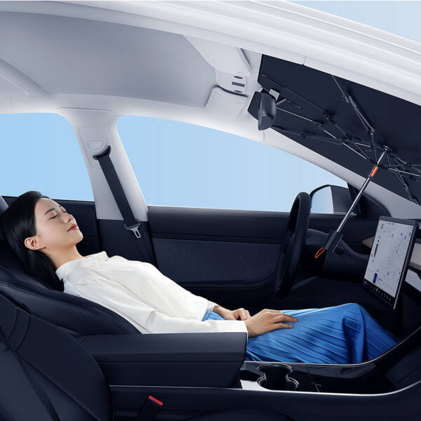 basuses cool ride 3 Baseus CoolRide Doubled-Layered Windshield Sun Shade Umbrella Pro Small Cluster Black