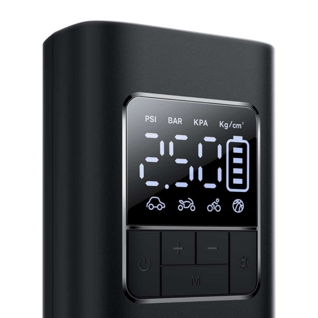 Baseus SuperMini Pro Series Wireless Car Inflator Cluster Black