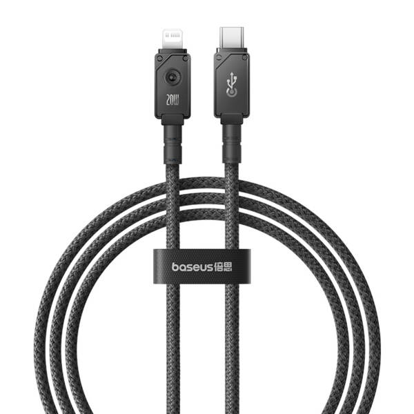 Baseus Unbreakable Series Fast Charging Data Cable Type-C to iP 20W 1m Cluster Black