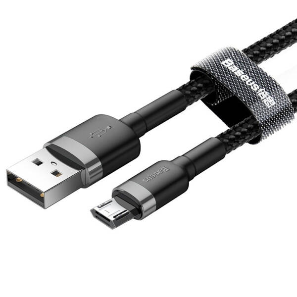cafule 1.5m Baseus cafule Cable USB For Micro 1.5A 2M Gray+Black