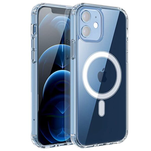 12 pro max super cover Baseus Crystal Magnetic Phone Case For iP 12 Pro Max 6.7 inch