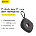 Baseus Heyo Camera Detector Black（With Simple charging cable USB to Type-C 0.3m Black)