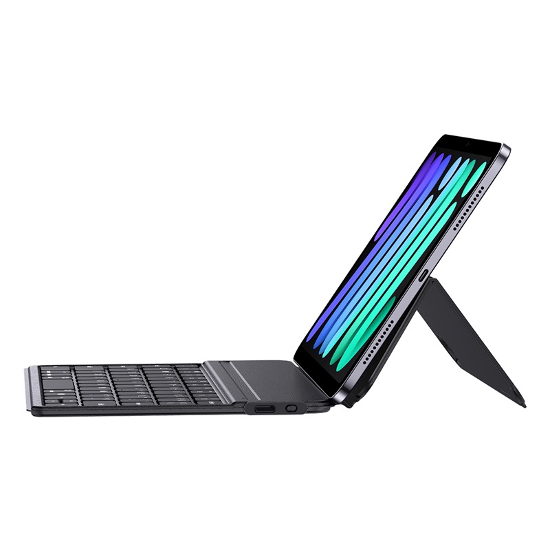 Baseus Brilliance Series Magnetic Keyboard and Case for Pad Mini 6 8.3″ Cluster Black (with Simple Series Type-C Cable)