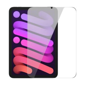 Baseus-iPad-Mini-2021-8-1 Baseus Crystal Series 0.3mm HD Tempered Glass Screen Protector for 8.3-inch Pad Mini 2021 (Pack of 1 with installation tool and cleaning kit), Clear