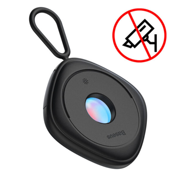 Baseus Heyo Camera Detector Black（With Simple charging cable USB to Type-C 0.3m Black)