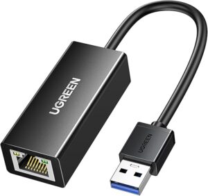 UGREEN USB 3.0 1000Mbps Gigabit Ethernet Adapter (Black) CR111