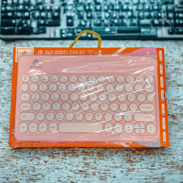 Artistic Keyboard (26) JEQANG JB-360 Ultra Thin Wireless Keyboard