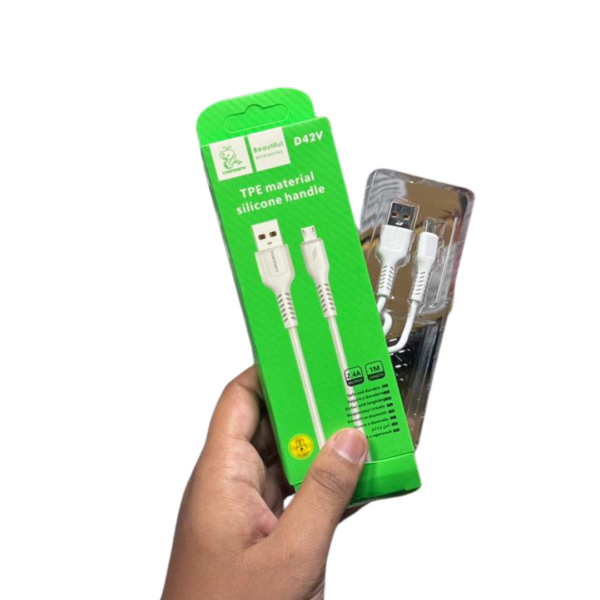 D42V TPE Material Silicone Handle USB Cable