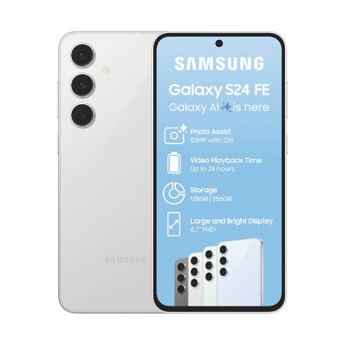 SAMSUNG-GALAXY-S24FE-GRAY Samsung galaxy S24 FE 8GB RAM 256GB Storage