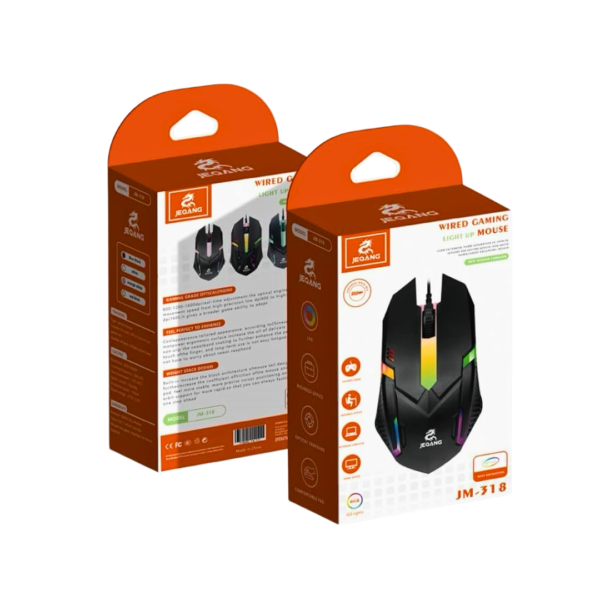 jeqang jm 318 JEQANG JM-318 Wired RGB Gaming Mouse